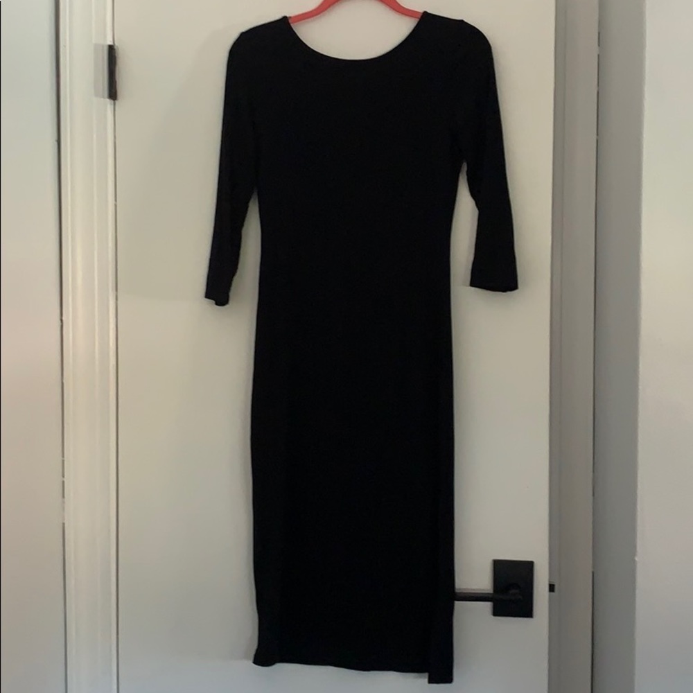 Black MIDI Dress